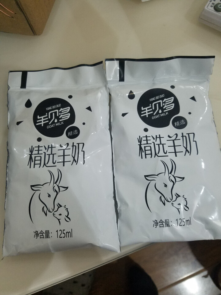 【新品上市】羊贝多精选山羊奶百利包袋装非纯羊奶新鲜液态羊乳125ml*12袋/箱老年孕妇儿童 2袋试喝装怎么样，好用吗，口碑，心得，评价，试用报告,第4张