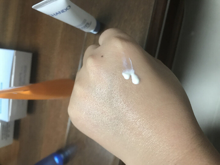 CHANDO/雪域皙白倍护霜SPF30+女面部秋冬隔离  倍护防水防汗【试用装】 红色怎么样，好用吗，口碑，心得，评价，试用报告,第6张