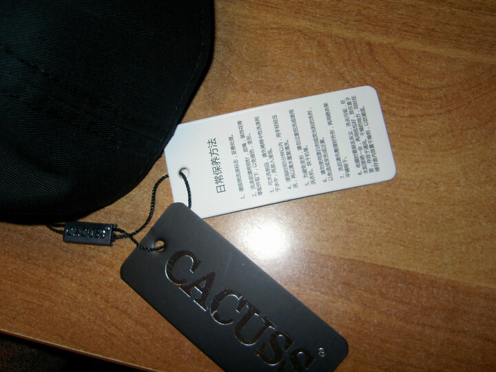 CACUSS帽子 男 户外简约品质棒球帽鸭舌帽男