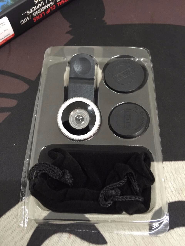 雷爱 手机摄影外置镜头便携广角微距鱼眼三合