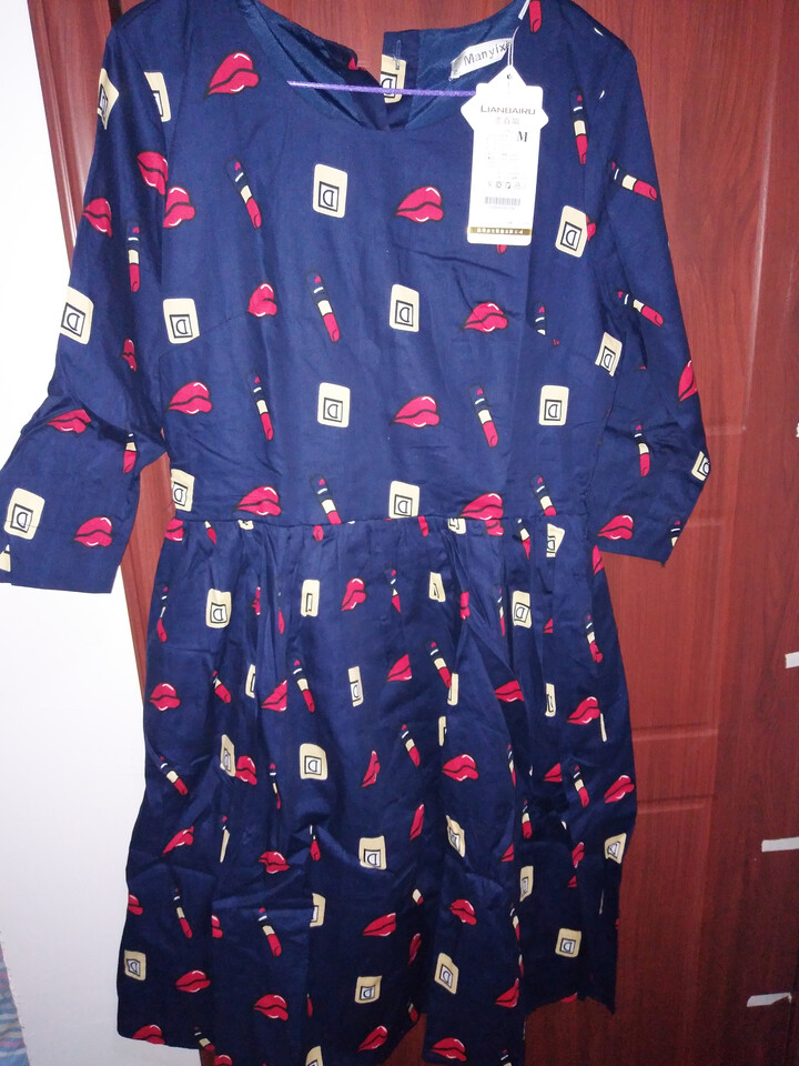 恋百如时尚秋装夏季连衣裙蕾丝雪纺长裙子长袖