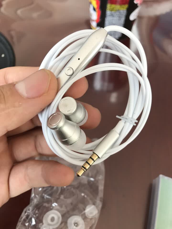 雷瑞科 入耳式耳机带麦线控金属重低音耳塞电