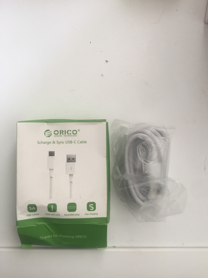 奥睿科 (ORICO)AC5-10 type-c数据线 5A快充手