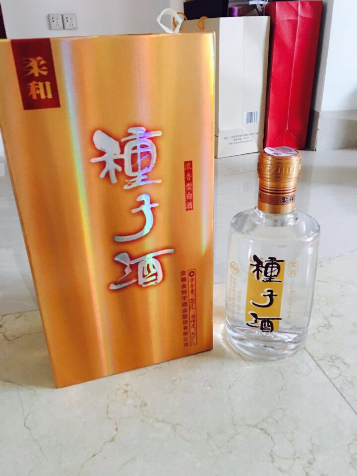 金种子 柔和种子酒 40度 460ml 浓香型白酒