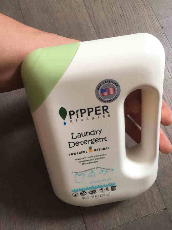 PIPPER 洗衣液尤加利香 900ml 婴儿洗衣液 植物酵素 尤加利香型怎么样，好用吗，口碑，心得，评价，试用报告,第2张