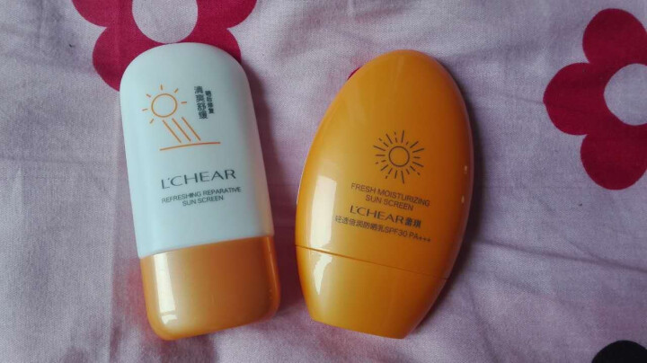 lchear蕾琪防晒霜套装男女通用倍润防晒乳隔离保湿晒后修复乳spf30