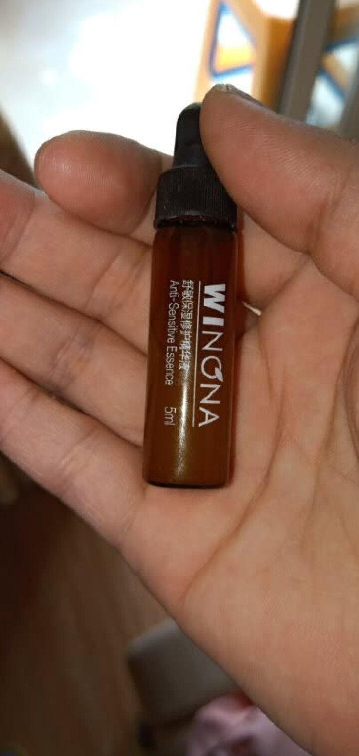 薇诺娜（WINONA） 舒敏保湿修护精华液5ml 舒缓敏感 补水保湿  修护皮肤屏障怎么样，好用吗，口碑，心得，评价，试用报告,第4张