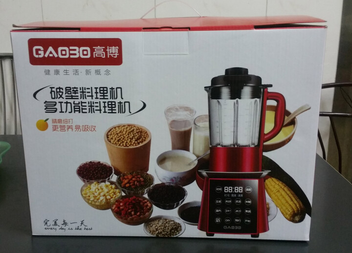 高博(gaobo)破壁机家用加热玻璃杯破壁料理机sm510-a 整机怎么样,好用