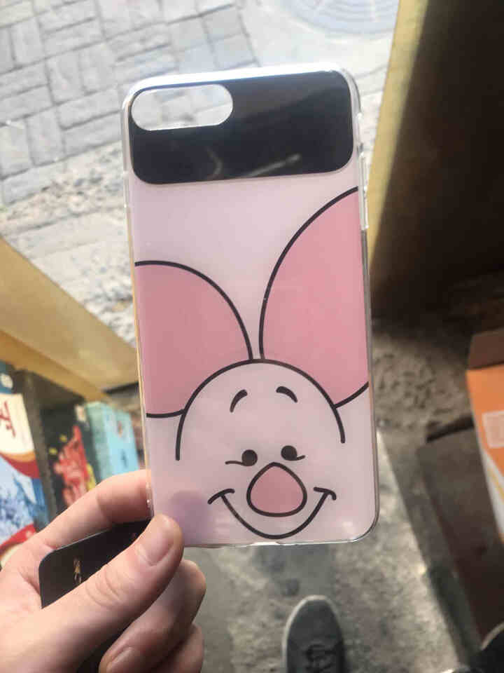 和钛潮牌镜面苹果x手机壳女款iPhone8plus软外壳苹果XR硅胶7plus手机壳 苹果6/6S 镜面软壳_吐舌维尼熊怎么样，好用吗，口碑，心得，评价，试用报,第4张