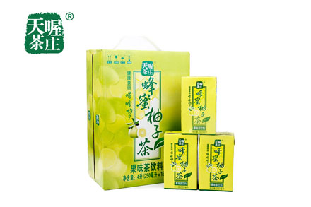 【天喔茶庄】蜂蜜柚子茶250ml*16整箱装