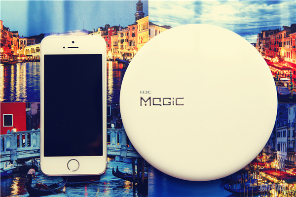 H3C Magic B1 1200M与苹果手机对比