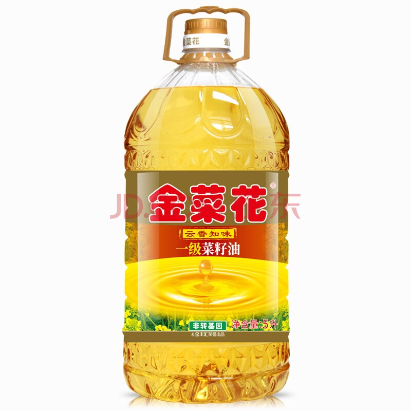 金菜花云南云香知味一级菜籽油5L非转基因物理压榨家庭食用油【图片价格品牌报价】-京东