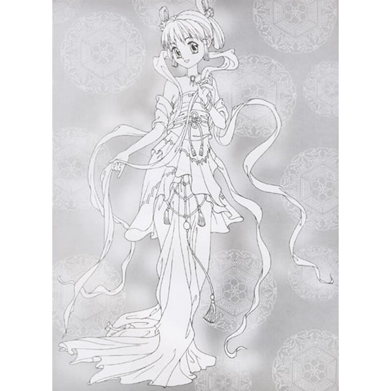 古装美女美少女填色超级版