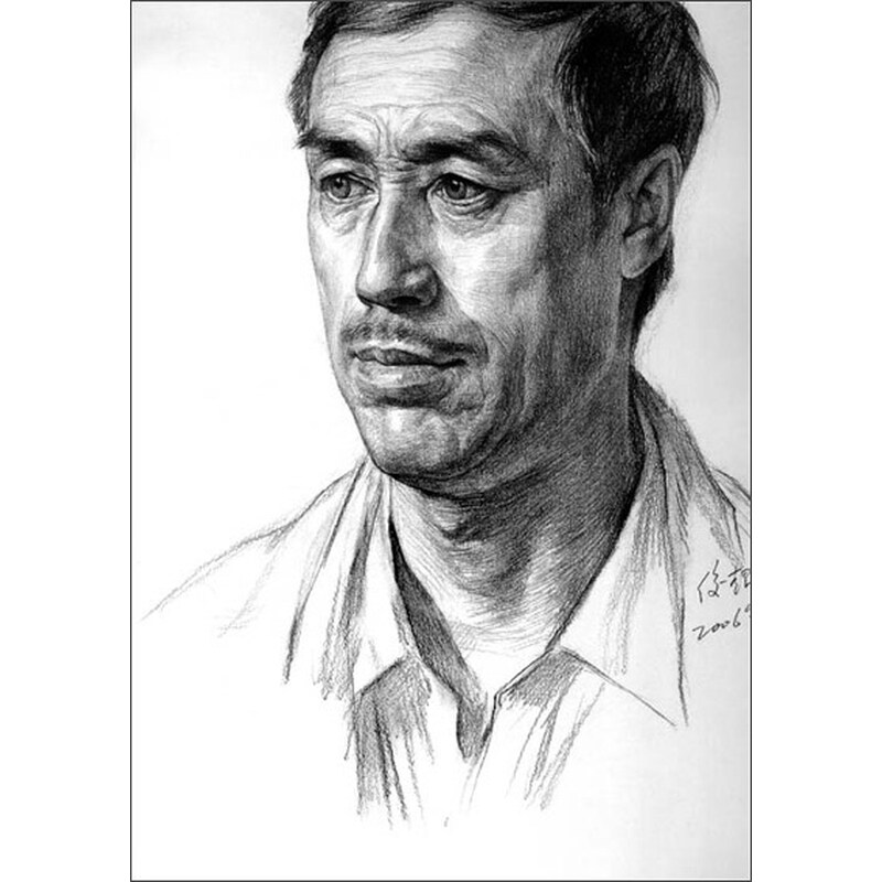 绘画 素描/速写 中国美术学院出版社 临摹:真人头像默写