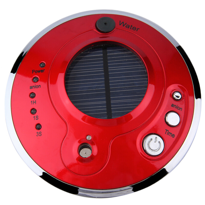 solar power air purifier lonizer anion diffuser humidifier car