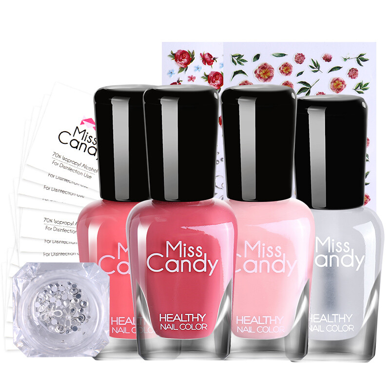 polish u nail miss Candy Polish Health Miss Nail Set Brush Flame Strips