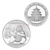 中邮典藏 熊猫银币2009-2020年熊猫币 2017年熊猫银币 30克 绿盒