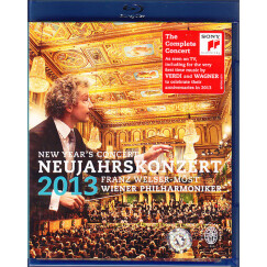 进口CD 莫斯特指挥：维也纳爱乐乐团—2013年维也纳新年音乐会（蓝光BD）