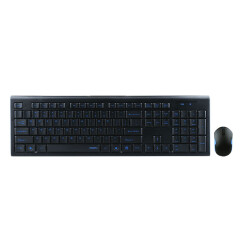 摩天手（Mofii）X180 无线键盘鼠标键鼠套装办公 USB笔记本电脑套件薄 典雅黑