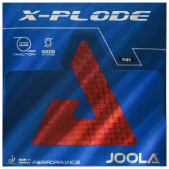优拉（JOOLA）乒乓球拍胶皮 敏冲X-Plode乒乓球拍反胶套胶 快车冲锋号_黑色 2.0