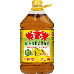 鲁花 食用油 低芥酸特香菜籽油 5L  /桶  （新老包装随机发放）