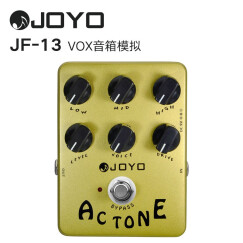 JOYO卓乐 电吉他效果器吉它民谣吉他单块/综合乐器 JF-13【VOX音箱模拟】