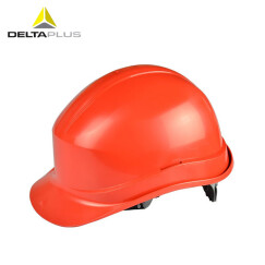 代尔塔/DELTAPLUS 102011 劳保安全帽 建筑工地防砸工厂施工男女防撞头盔 橙色  1个 企业专享