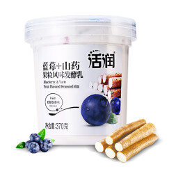新希望 活润大果粒 蓝莓+山药 370g（2件起售）风味发酵乳酸奶酸牛奶