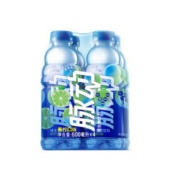 脉动升级 青柠口味 600ml *4瓶连包 维C果汁水低糖纤维维生素运动功能饮