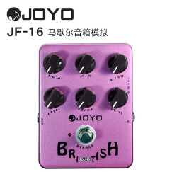 JOYO卓乐 电吉他效果器吉它民谣吉他单块/综合乐器 JF-16【马歇尔音箱模拟】