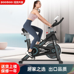 蓝堡动感单车家用健身自行车磁控运动减肥健身房室内锻炼健身器材D518 睿智蓝-磁控豪华款【带电子表】