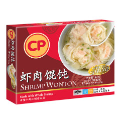 CP正大  虾肉馄饨 144g 12粒装 泰国进口 早茶点心 早方便菜 