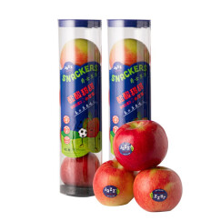 新西兰爵士苹果 特级果4粒筒装 2筒装 单筒重400g 生鲜水果