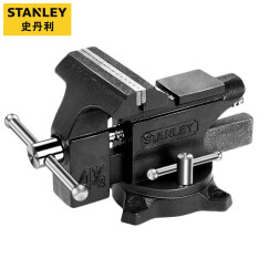 史丹利（STANLEY）轻型台虎钳维修固定钳夹持钳4.5英寸 83-065-1-23