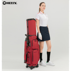 HELIX喜力克斯高尔夫球包 HI95028航空托运包 男女拖轮伸缩旅行飞机托运包两用 高尔夫球杆包 红色