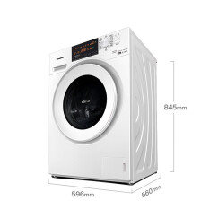 松下（Panasonic）E9A2T 全自动变频滚筒洗衣机 大容量家用洗脱干一体洗衣机 【9KG洗烘】新品白色