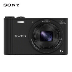 索尼（SONY） DSC-WX350 便携数码相机/照相机/卡片机 黑色（约1820万有效像素 20倍光学变焦? Wi-Fi遥控）