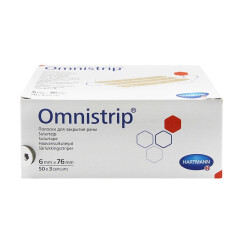 德国原装进口Omnistrip减张贴免缝胶带医用免缝胶布免缝针创可贴缝合贴伤口防增生贴剖腹产合缝胶带 小号6x76mm*3条/片*1片