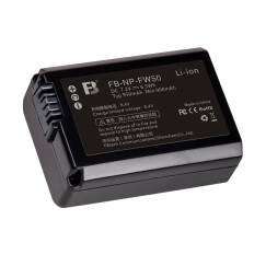 沣标（FB）NP-FW50 微单相机电池For索尼A6500 A6400 A6300 A6100 A6000 A5100 A7M2 A7R2 A7S2 黑卡RX10