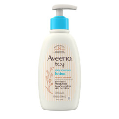 艾惟诺 Aveeno 婴幼儿天然燕麦保湿润肤乳液 所有肤质适用 354ml 北美版