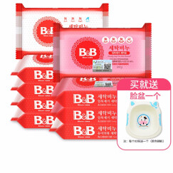 保宁（B&B） 韩国进口婴儿洗衣皂宝宝BB肥皂新生儿内衣尿布洋槐香甘菊型200g 3块洋槐+3块甘菊+3块斑点去除皂