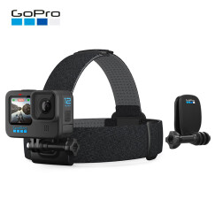 GoPro 运动相机配件 头带 头部固定及QuickClip可调节