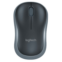 罗技（Logitech）B175企业版 鼠标 无线鼠标 办公鼠标 对称鼠标 黑色 自营 带无线2.4G接收器