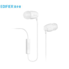 漫步者（EDIFIER）H210P 手机耳机 入耳式耳机 耳塞 可通话 时尚白