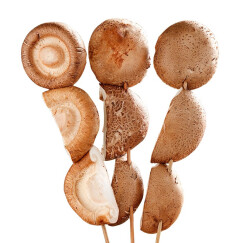 木屋烧烤食材新鲜香菇户外露营烧烤半成品香菇串蘑菇5串