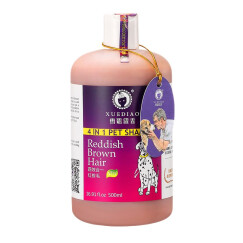 雪貂留香狗狗沐浴露宠物香波红棕专用500ml