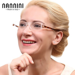 纳尼尼（NANNINI）意大利进口老花镜男女折叠高清老花眼镜超轻便携时尚老光眼镜CP1 豹纹色 250度（60岁~64岁）