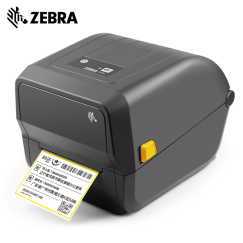 斑马（ZEBRA） ZD/GK888t条码打印机二维码热敏不干胶标签物流快递电子面单打单机碳带打标机 ZD888T（树脂碳带+哑银标签纸）