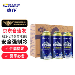 車仆R134a环保雪种3瓶装冷媒空调制冷无氟利昂环保夏季空调降温套装