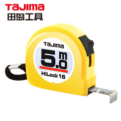 田岛（TaJIma）5米钢卷尺盒尺米尺木工尺公制16mm宽L16-50 1001-0287